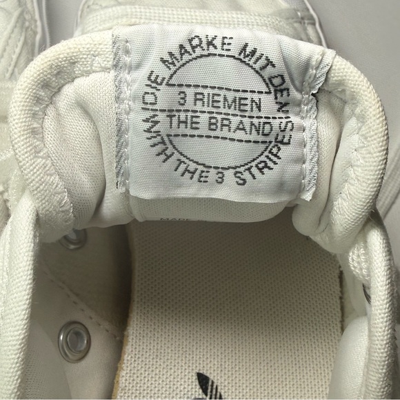 adidas Nizza Platform Sneakers – Triple White – Women’s US 9 - Picture 6 of 9